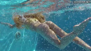 Swimming pool erotics by Nata sexy Latvian